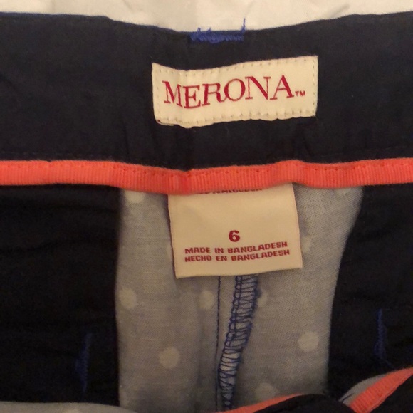 Blue polka dot shorts - Picture 2 of 4